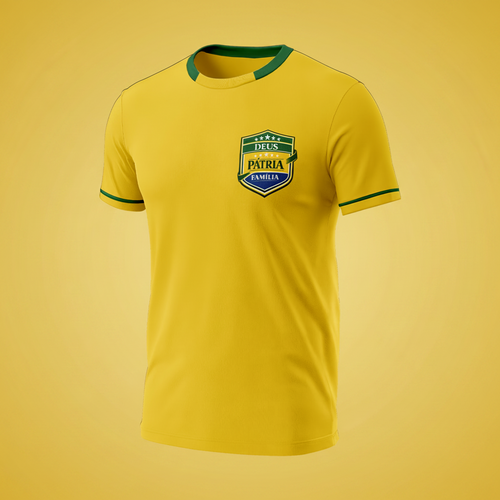 Camiseta Brasil - Customizável