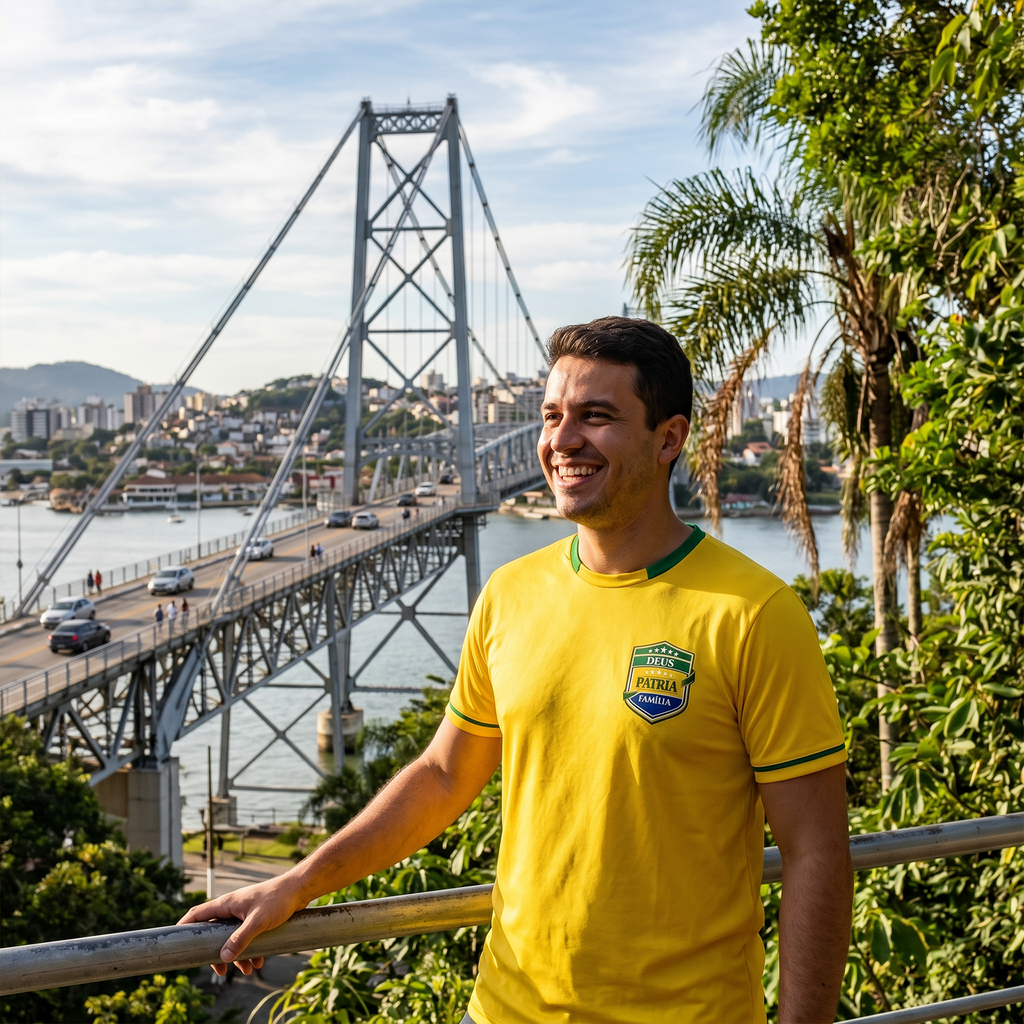 Camisa Brasil Masculina Bolsonaro 22